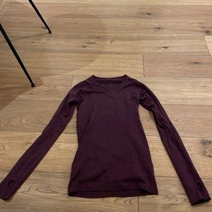 Long Sleeve Lulu lemon top,   XS